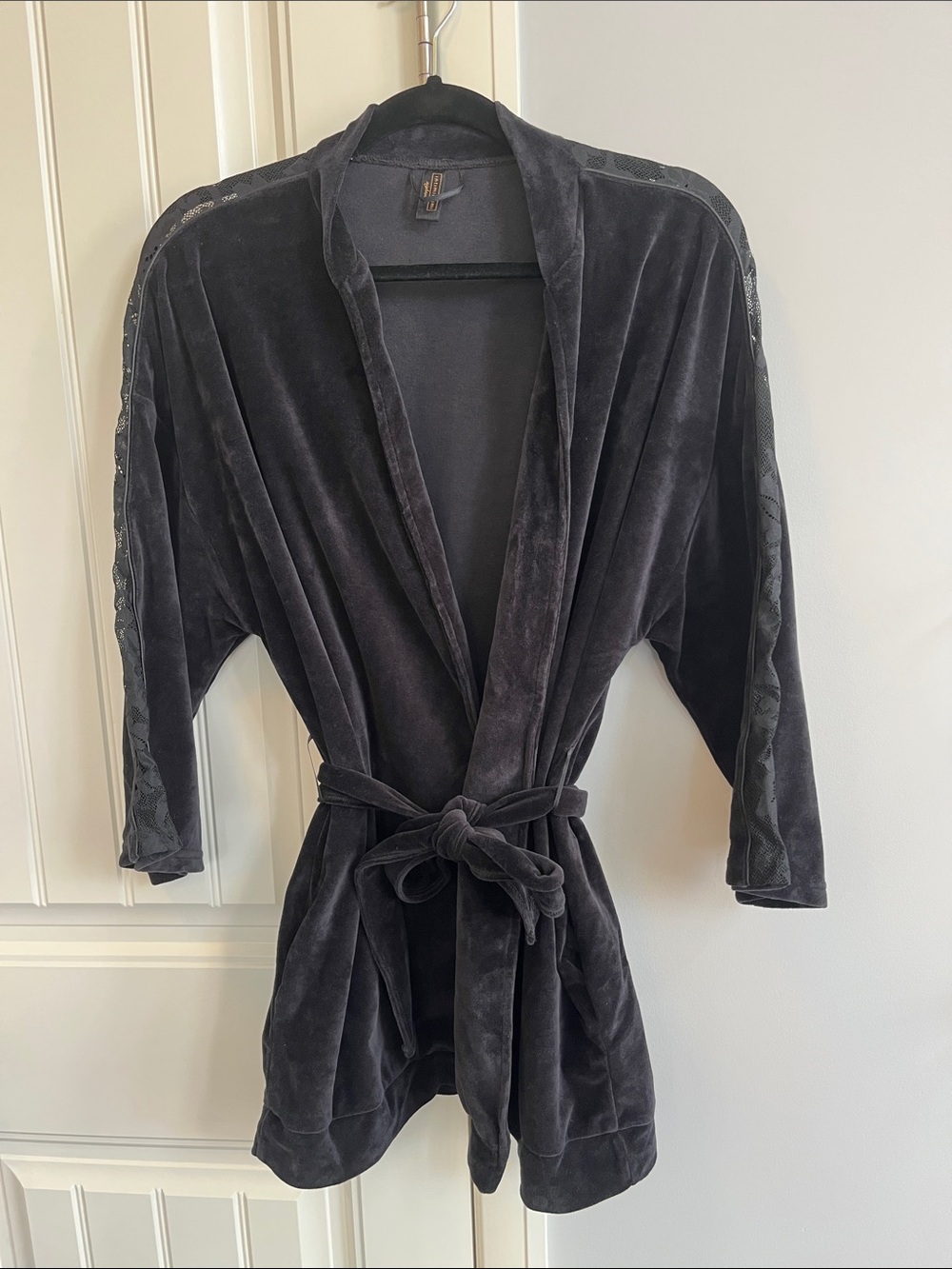 Intimissimi Velvet Open Front Kimono S-M